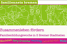 Ausschnitt aus der Interntseite auf www.familiennetz-bremen.de