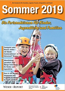 Titelbild des Sommerferienprogramms SJFIS und WeserReport