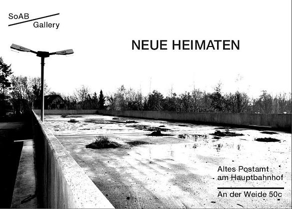 Ausstellungsplakat "Neue Heimaten"