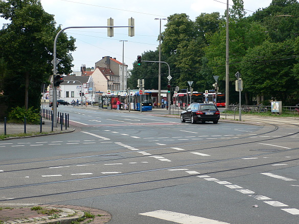 Der Verkehrsknotenpunkt Huckelriede