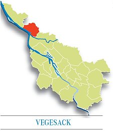 Karte Vegesack im Stadtgebiet